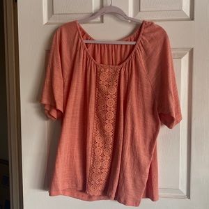 Coral Blouse
